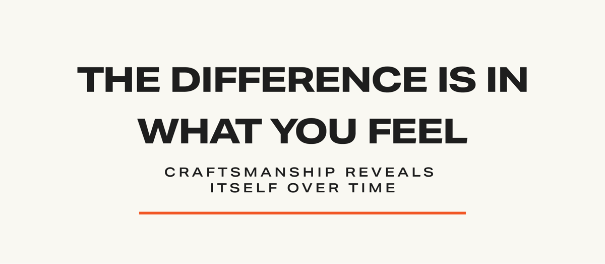 The Difference Is in What You Feel